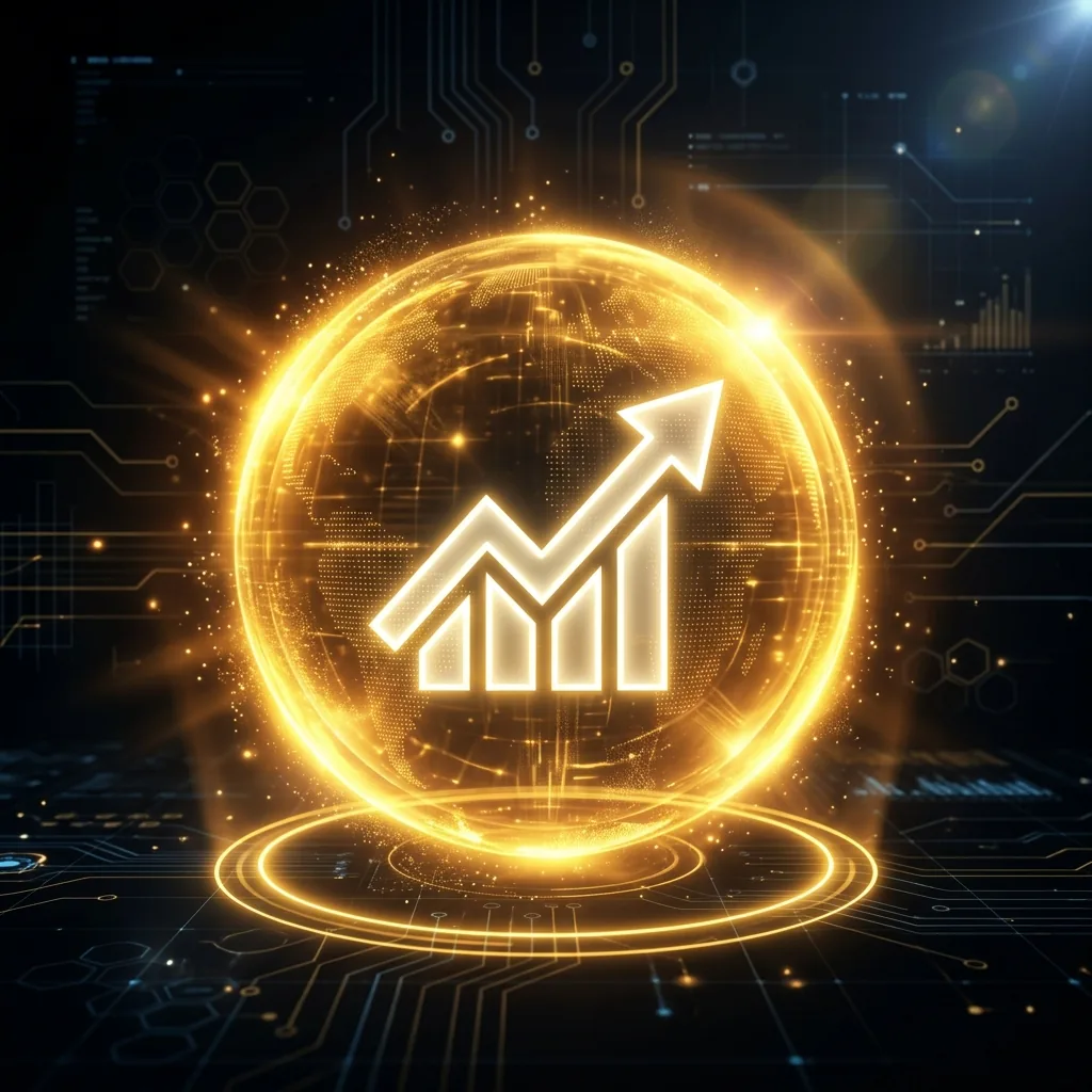 Sales Lead Agent holographic icon